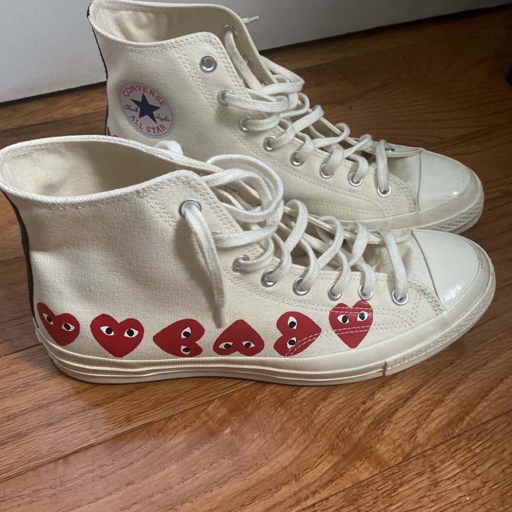 Comme des garçon converse sneakers